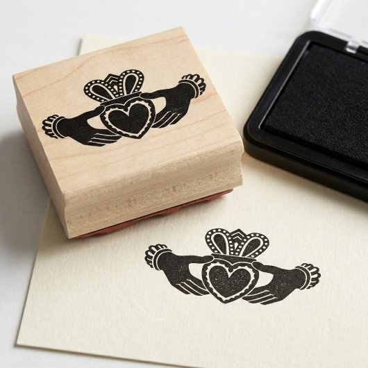 Claddagh-Stempel Gummistempel