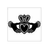 Claddagh-Stempel Gummistempel (Prägung)