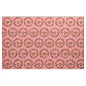Claddagh und rote Knüpfarbeit auf Rosa Stoff (Fat Quarter (45,7 x 55,9 cm))