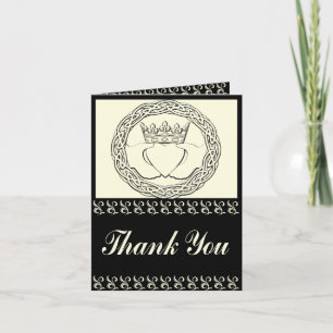 Claddagh Wedding set Thank you Cards Dankeskarte