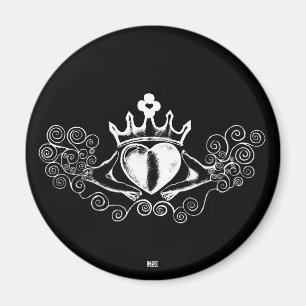 Claddagh (weiß) magnet