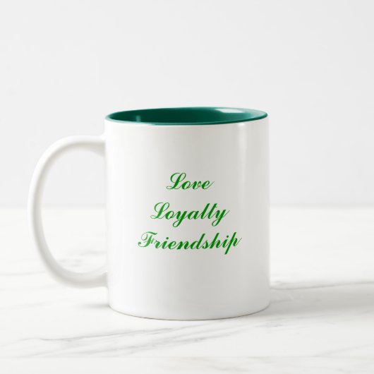 Claddagh Zweifarbige Tasse (Links)