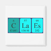 Claes Periodenmagnet Magnet (Vorne)