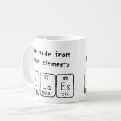 Claes Periodenname Tasse (Vorderseite Links)