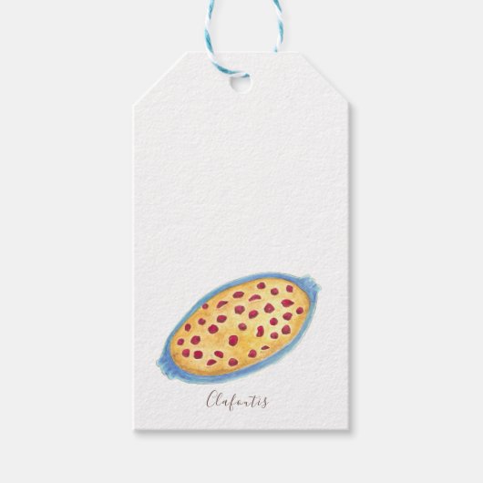 Clafoutis Geschenkanhänger (Vorderseite)