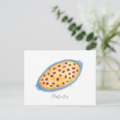 Clafoutis Postkarte (Stehend Vorderseite)