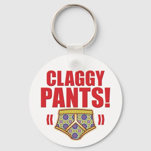 Claggy Pants Flower Schlüsselanhänger (Vorderseite)
