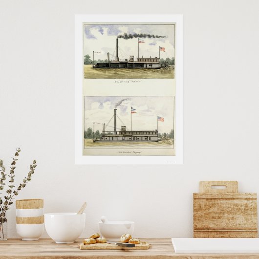 Clair 1864 poster (Küche)