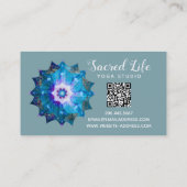 Clair de Lune | Peace Mandala Visitenkarte (Rückseite)