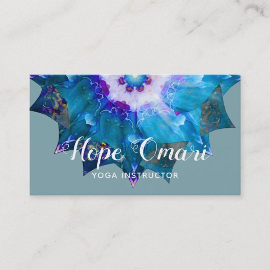 Clair de Lune | Peace Mandala Visitenkarte (Vorderseite)