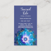 Clair de Lune | Peace Mandala Visitenkarte (Rückseite)