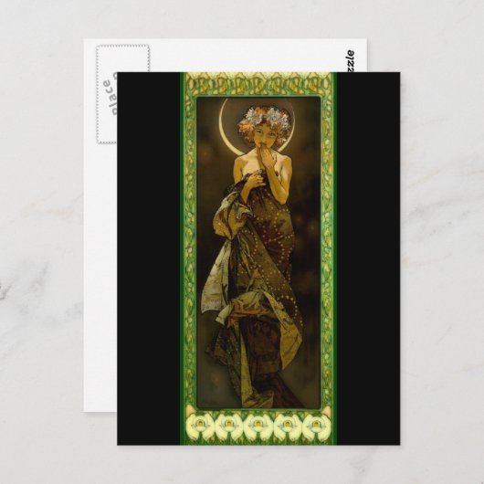 Clair de Lune Postkarte (Vorne/Hinten)