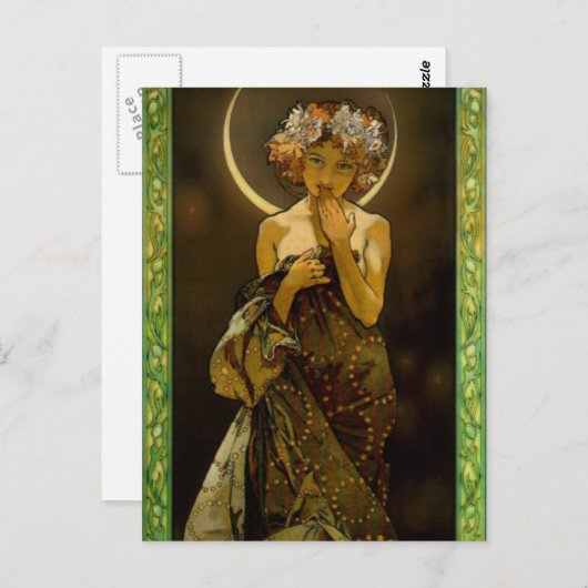 Clair de Lune Postkarte (Vorne/Hinten)