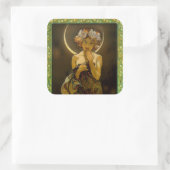 Clair de Lune Quadratischer Aufkleber (Tasche)