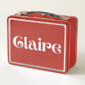 Claire Metall Brotdose (Rückseite)