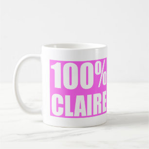 Claire Name Kaffeetasse