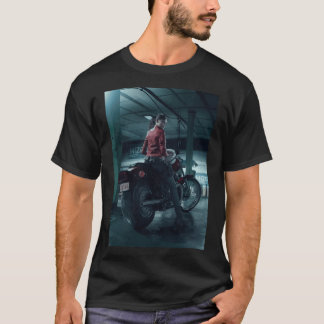 Claire Redfield Resident Evil 2 Motor Bike T-Shirt