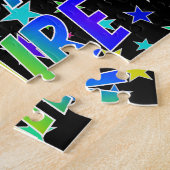 "CLAIRE" Vorname, Spaß "GLÜCKLICHER GEBURTSTAG" Puzzle (Seite)