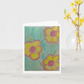 Claire's Flowers Karte (Gelbe Blume)