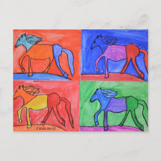 Claires Pferde Postkarte