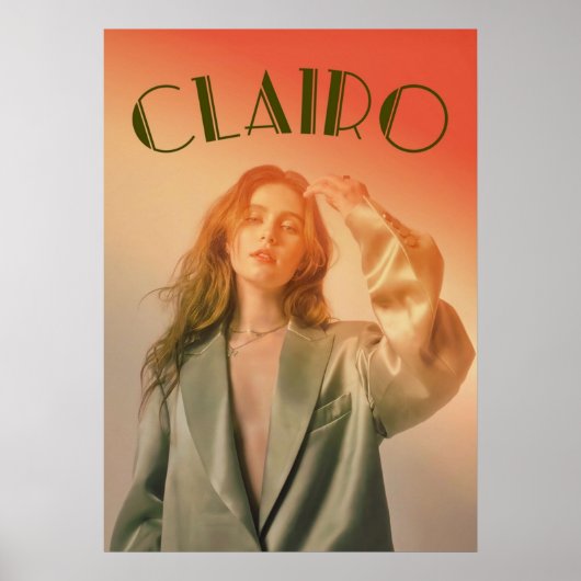 Clairo  green  poster (Vorne)