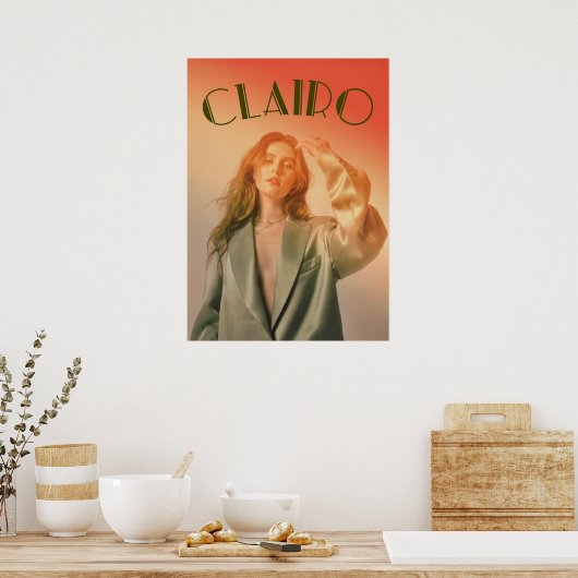 Clairo  green  poster (Küche)