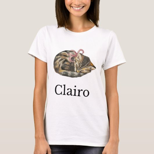 Clairo sagt eine Katze 1 T-Shirt (Vorderseite)