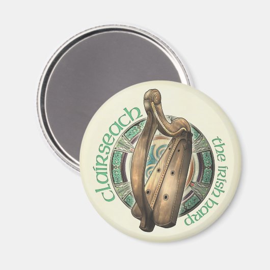 Clairseach Magnet (Vorderseite/Rückseite)