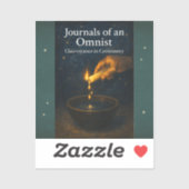 Clairvoyance in Ceromancy Cover Aufkleber (Blatt)