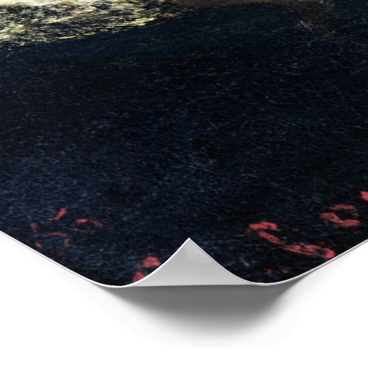 Clairvoyant oder, The Sleepwalker, c.1865 Poster (Ecke)