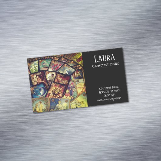 Clairvoyant Psychic 2 Business Card Magnet (Beispiel)