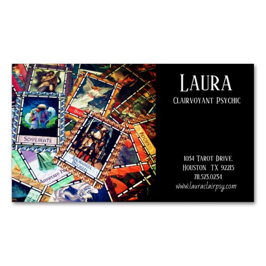 Clairvoyant Psychic 5 Business Card Magnet (Vorderseite)