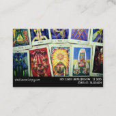 Clairvoyant Psychic Green Visitenkarte (Rückseite)