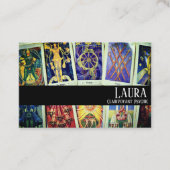 Clairvoyant Psychic Green Visitenkarte (Vorderseite)