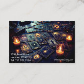 Clairvoyant Psychic Medium Tarot Visitenkarte (Rückseite)
