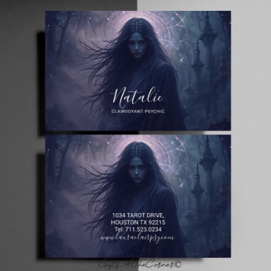 Clairvoyant Psychic Medium Visitenkarte