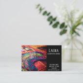 Clairvoyant Psychic Tarot Business Card Visitenkarte (Stehend Vorderseite)