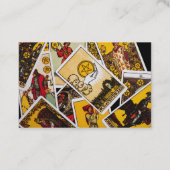 Clairvoyant Psychic Tarot Star Visitenkarte (Rückseite)
