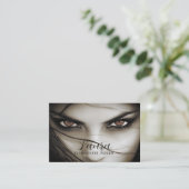 Clairvoyant Psychische Frau Visitenkarte (Stehend Vorderseite)