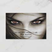 Clairvoyant Psychische Frau Visitenkarte (Rückseite)