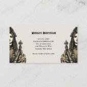 Clairvoyant, Psychische Mittelstandskarte Visitenkarte (Rückseite)