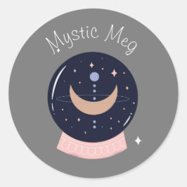 Clairvoyant psychische New Age Business Branding Runder Aufkleber