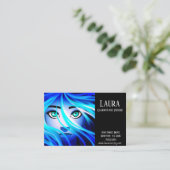 Clairvoyant Psychische Tarot Blue Lady Business Ca Visitenkarte (Stehend Vorderseite)