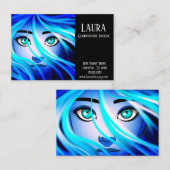 Clairvoyant Psychische Tarot Blue Lady Business Ca Visitenkarte (Vorne/Hinten)