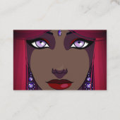 Clairvoyant Psychische Tarot Red Hair Business Car Visitenkarte (Rückseite)