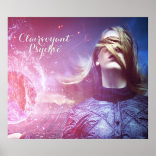 Clairvoyant Psychisches Poster Premium Leinwand (G