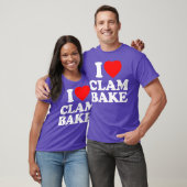 Clam Bake Liebe Herz Funny T-Shirt (Unisex)
