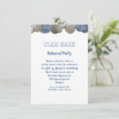 Clam Bake Probe Party Einladung (Stehend Vorderseite)