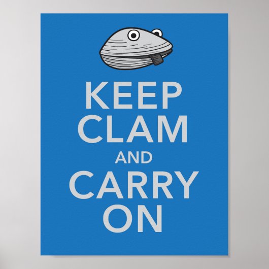 Clam behalt und Carry On Poster (Vorne)