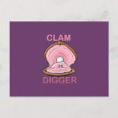 CLAM DIGGER POSTKARTE (Vorderseite)